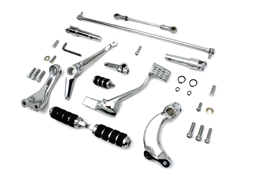 Chrome Forward Control Kit for Harley Davidson Motorcycles by V Twin EBay