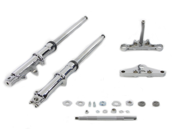 41mm Wide Glide Fork Kit with Chrome Sliders,for Harley Davidson,by V-Twin - 第 1/1 張圖片