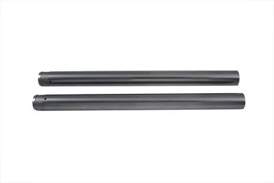 thumbnail interactive-video image 1 of HardDrive 41mm Chrome Fork Tubes – 2” Under (22 1/2”) – Stock Replacement For FLST, Harley Street & Cruiser, Part 094163 1 of 2