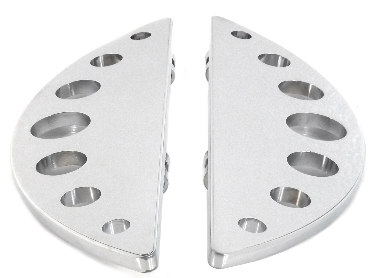 Battistinis C-Thru Chrome Long Semi-Circular Driver Floorboards 06-820 通販 