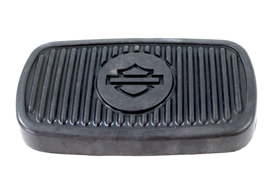 Black Brake Pedal Rubber fits Harley Davidson eBay