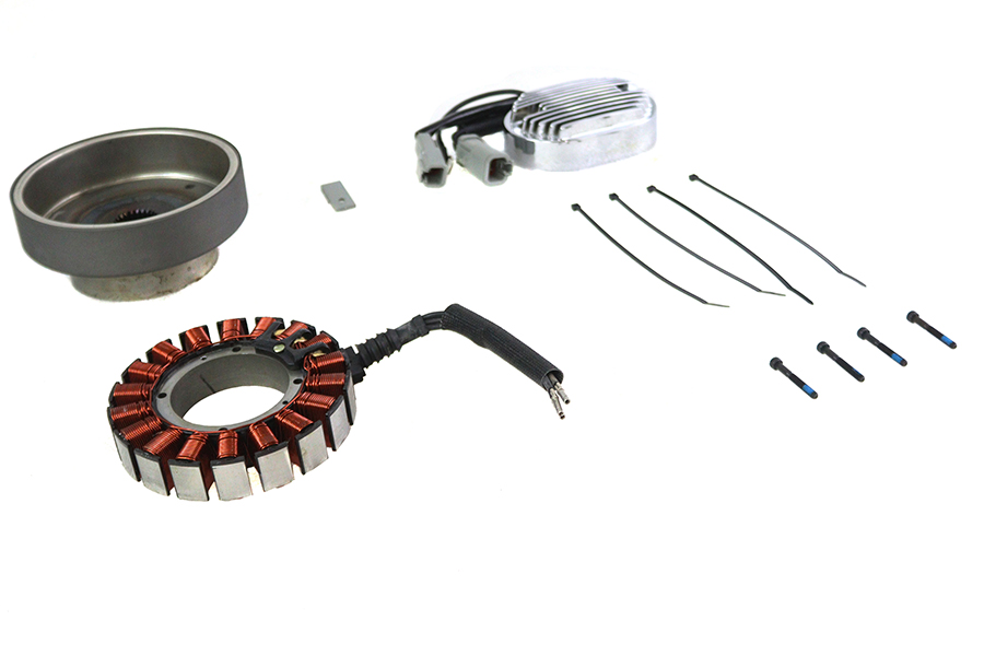 Alternator Charging System Kit 50 Amp fits Harley Davidson
