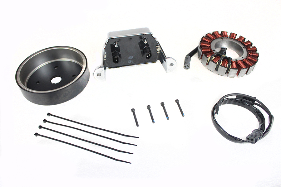 Alternator Charging System Kit 50 Amp fits Harley Davidson