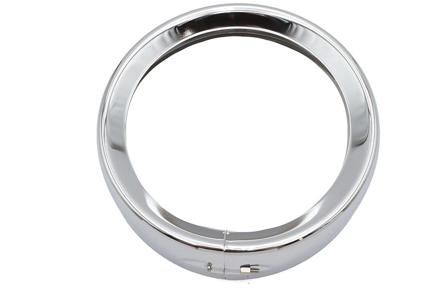 7 Headlamp Chrome Frenched Trim Ring,for Harley Davidson motorcycles,by