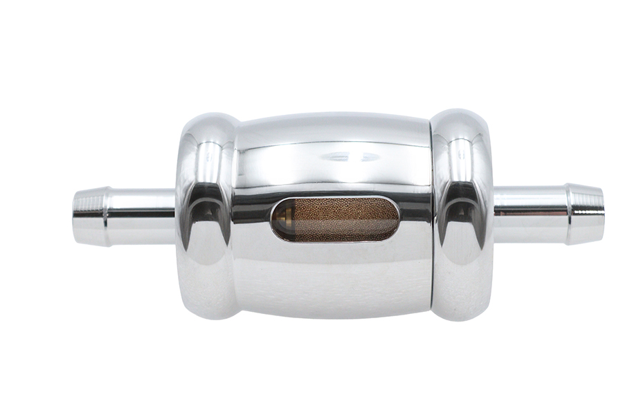 Billet Fuel Filter Chrome fits Harley Davidson - Afbeelding 1 van 1