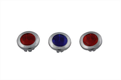 Three Light Dash Panel Lens Set fits Harley Davidson - Picture 1 of 1