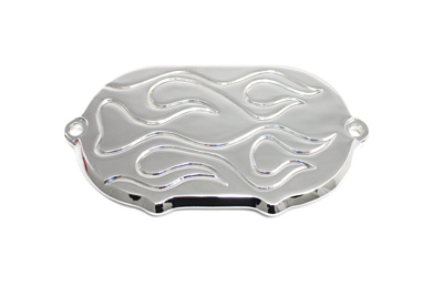 Flame Transmission End Cover Chrome fits Harley Davidson - Picture 1 of 1