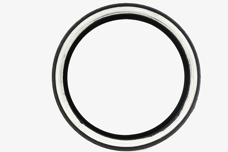 Vee Rubber 130/50B23 Whitewall Front Tire – 23" WWW, High Performance, Fits Harley Bagger, Mid USA 50901