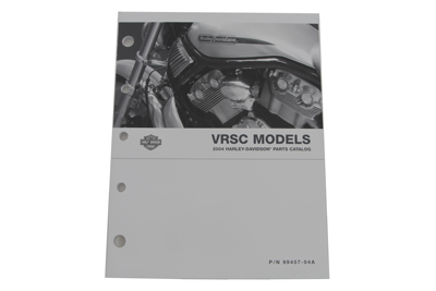 Livre de pièces de rechange d'origine usine pour 2004 VRSC convient à Harley Davidson - Photo 1/1
