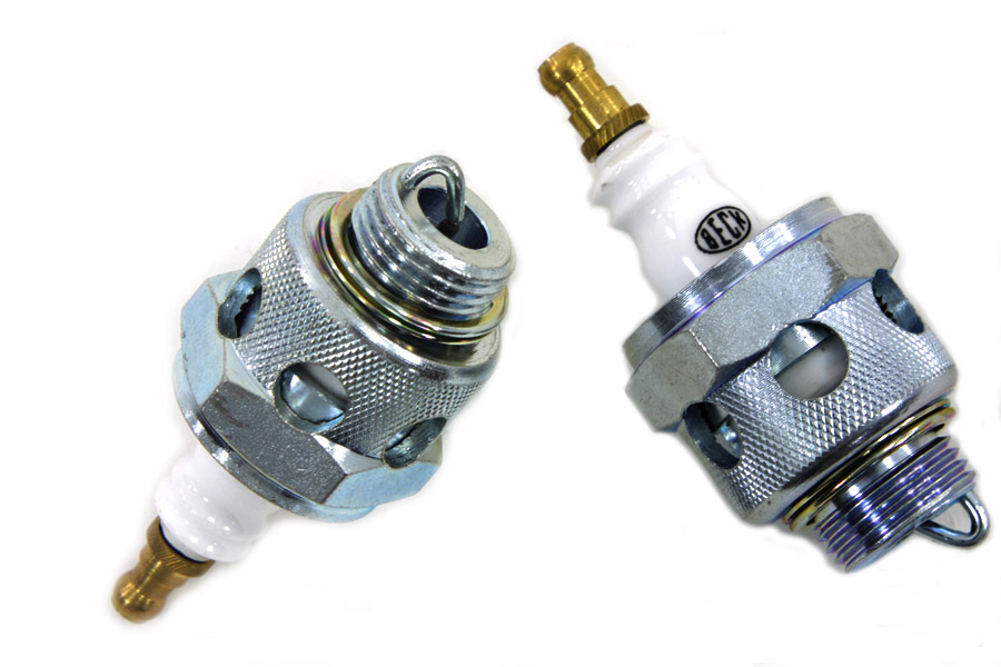 Replica 18mm Spark Plug Set,for Harley Davidson motorcycles,by VTwin