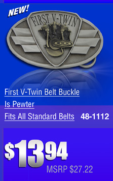 48-1112 first v-twin belt buckle