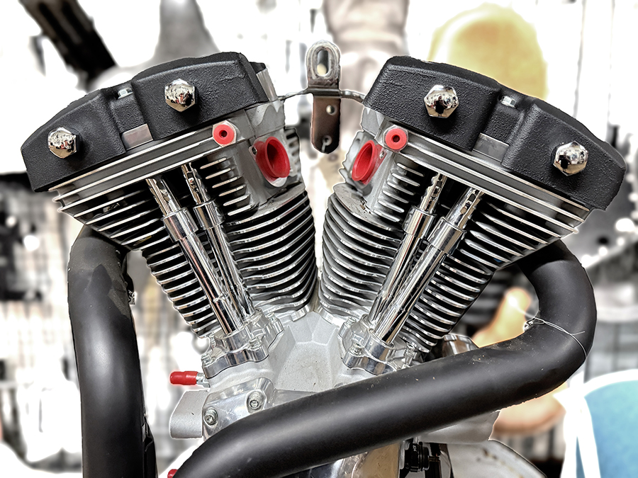 TC-88 Shovelhead Rocker Box Cover Set Natural Cast