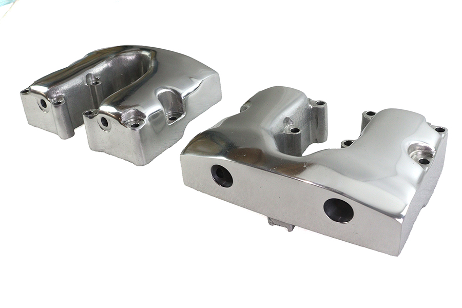Replica Shovelhead Rocker Box Cover Set Polished