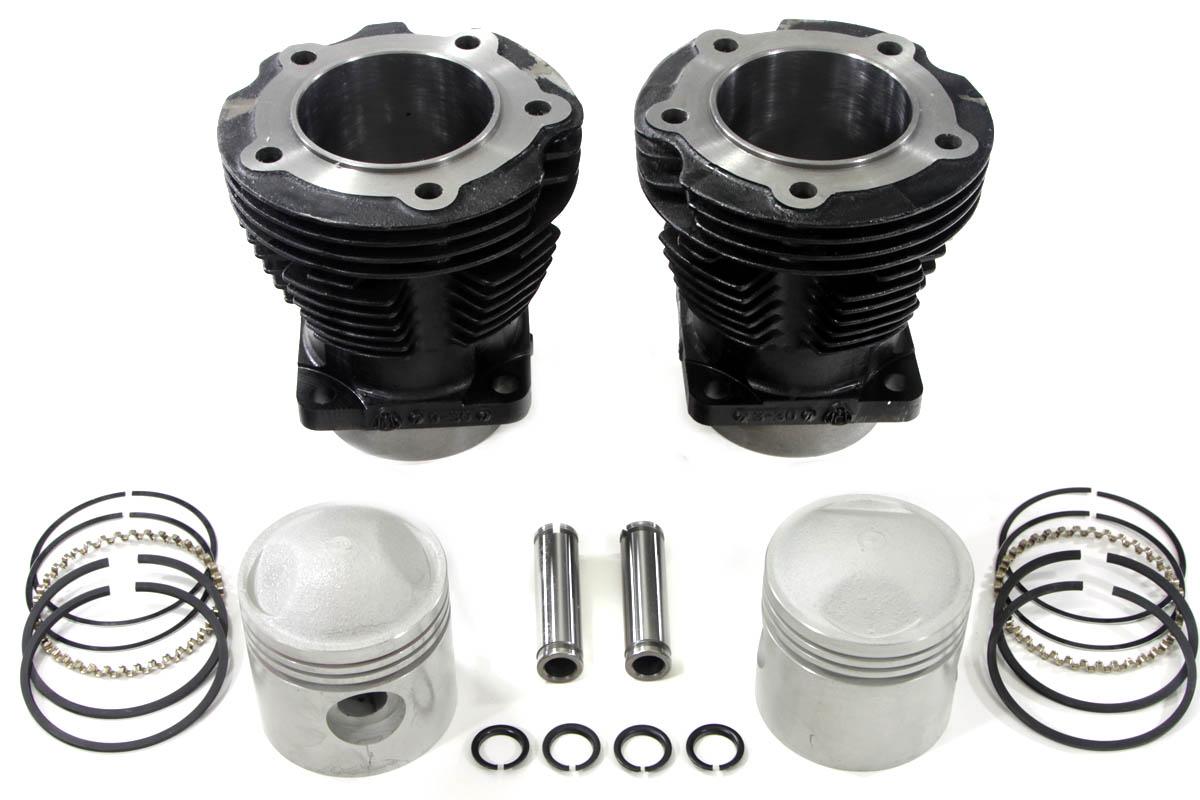 Replica 61" Knucklehead Cylinder Set Black