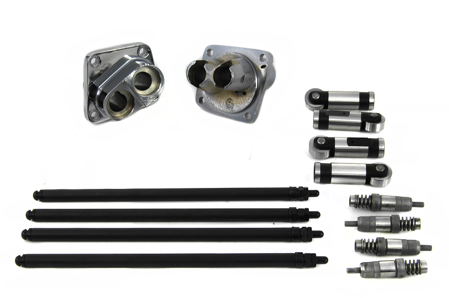 Hydraulic Tappet Block Kit Chrome Finish