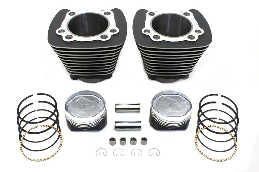 883cc to 1200cc Cylinder and Piston Conversion Kit Black