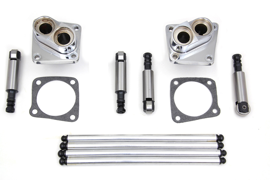 Solid Tappet Kit Chrome Finish