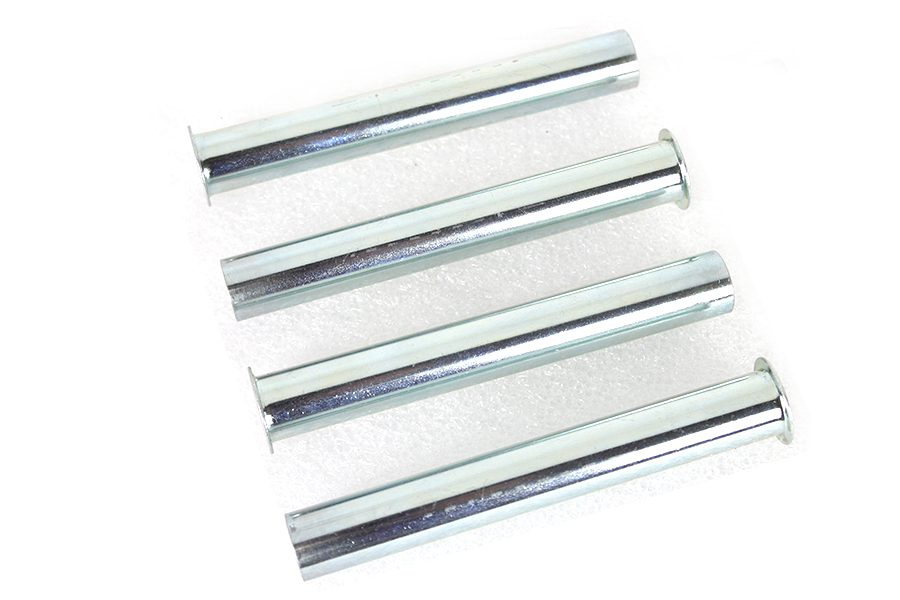 Replica Inner Pushrod Cover Tube Set White Zinc Plated