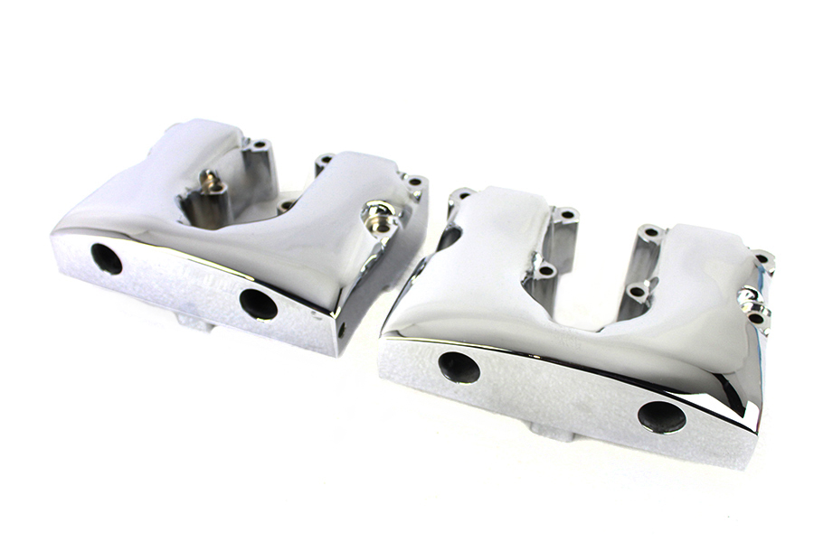 Factory Sample Shovelhead Rocker Box Cover Set Chrome