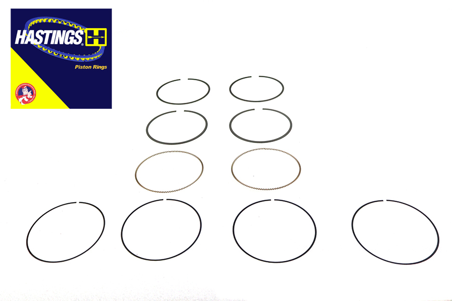 107" M8 Moly Piston Ring Set .005