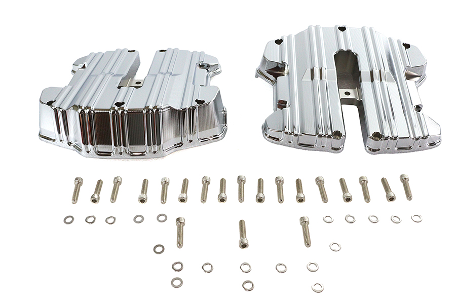 M8 Rocker Box Cover Set Chrome
