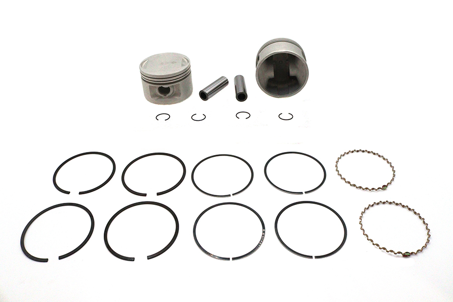 Replica 1200cc 3-1/2" Piston Set Standard Size