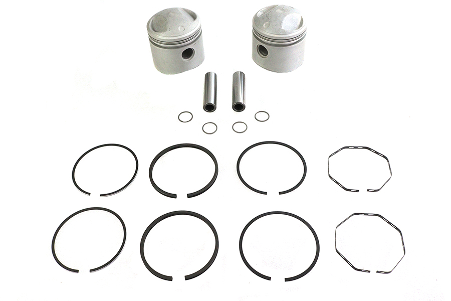 Replica 74" Overhead Valve 3-7/16" Piston Set .010 Oversize