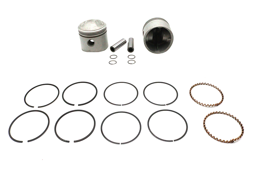 Replica 80" Overhead Valve 3-1/2" Piston Set .010 Oversize