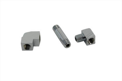 Chrome Oil Gauge Fitting Kit