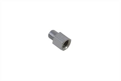 Chrome Straight Oil Line Fitting