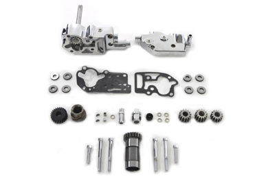 Chrome Oil Pump Assembly with Breather