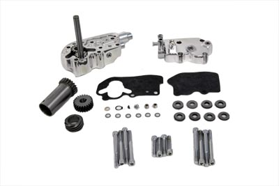 Polished Oil Pump Assembly with Breather