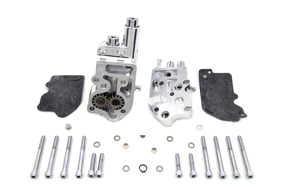 Polished Oil Pump Assembly fits Harley Davidson
