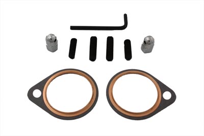 Vtwin Exhaust Stud Nut & Gasket Kit for 1966-1984 Harley Shovelhead FL FX