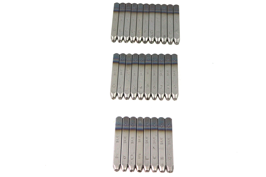 Motor Number Stamp Set