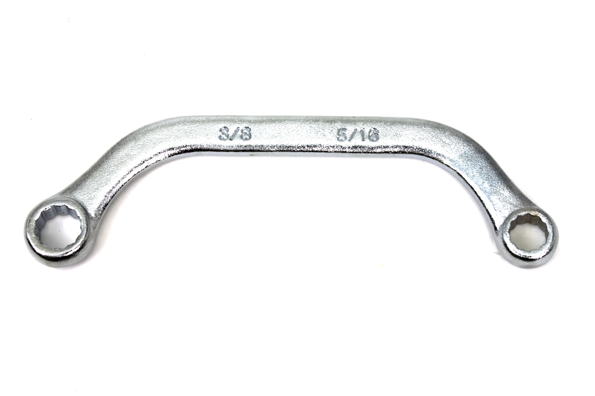 Chrome Socket "S" Wrench 5/16" and 3/8"