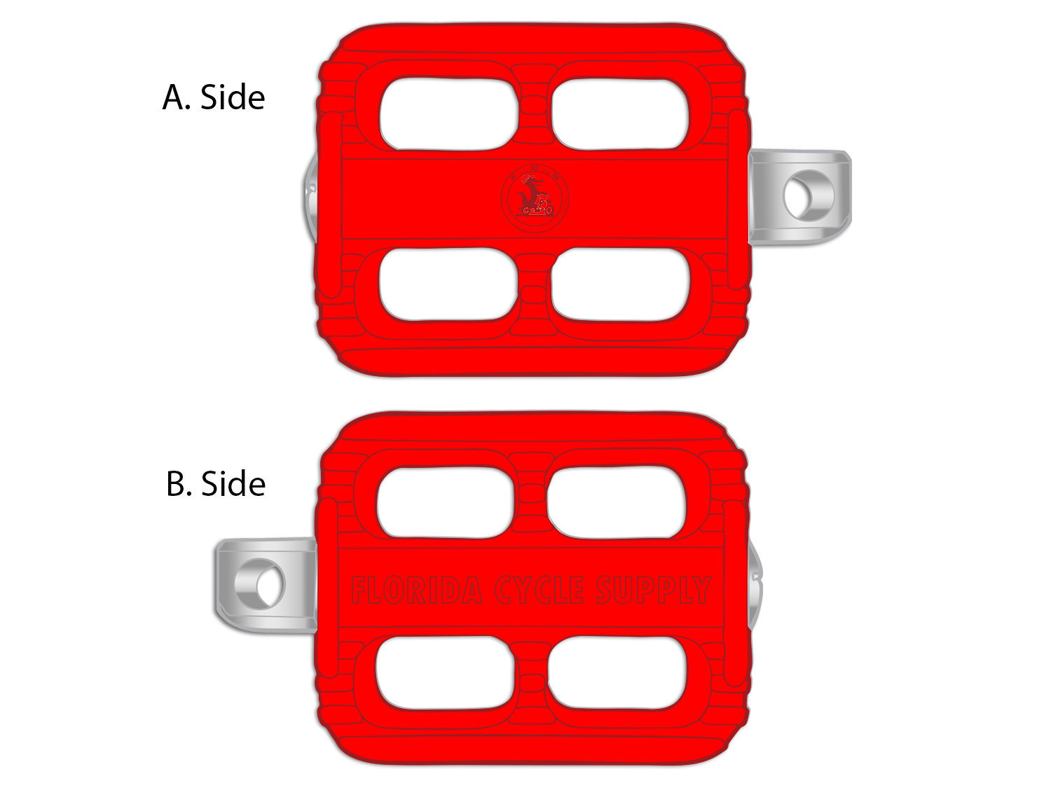 Kick Starter Pedal Assembly Red