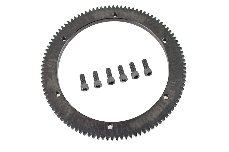 102 Tooth Clutch Drum Starter Ring Gear Bolt-On fits Harley Davidson - Picture 2 of 4