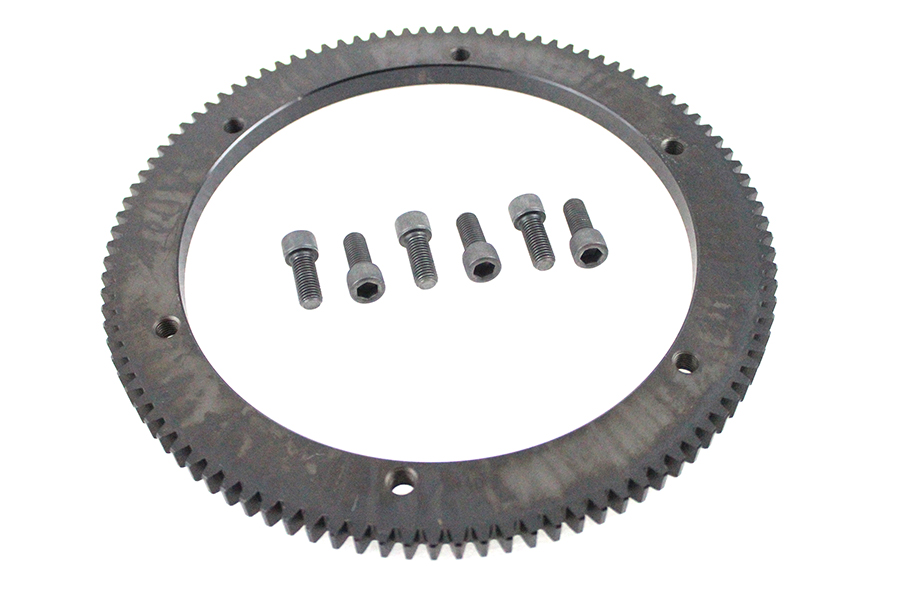 102 Tooth Clutch Drum Starter Ring Gear Bolt-On fits Harley Davidson - Picture 3 of 4