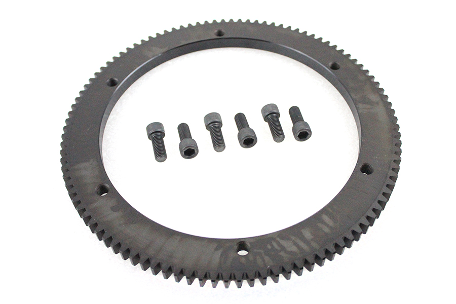 102 Tooth Clutch Drum Starter Ring Gear Bolt-On fits Harley Davidson - Picture 4 of 4