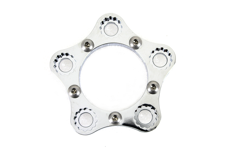 Rear Sprocket or Pulley Lock Ring Kit Chrome