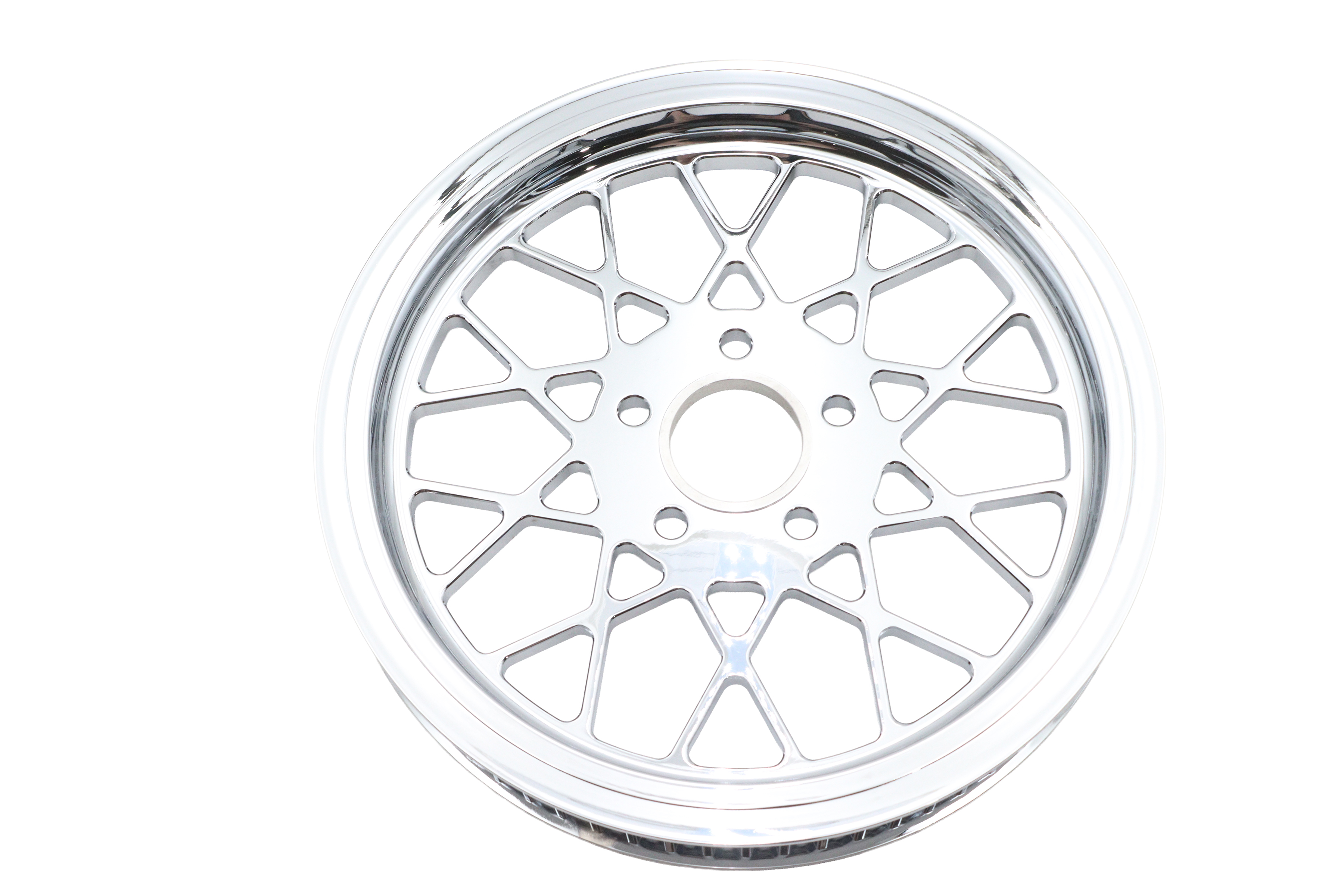 Classic Spoke Rear Drive Pulley 70 Tooth Chrome