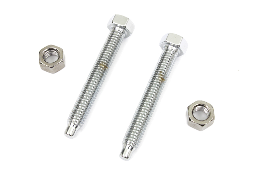 Chrome Rear Axle Adjuster Screw