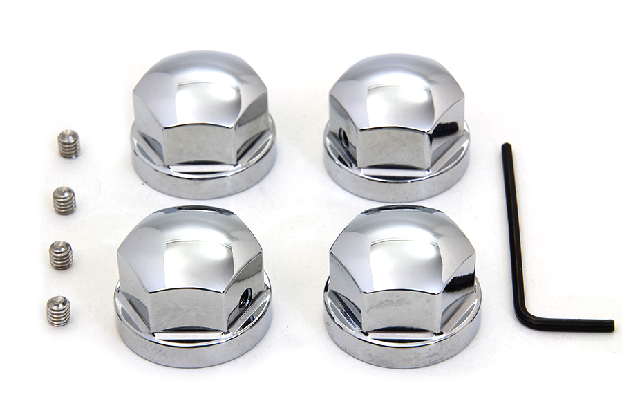 Engine Cylinder Head Bolt Cover Chrome