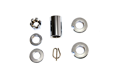 Rear Axle Spacer Kit Chrome