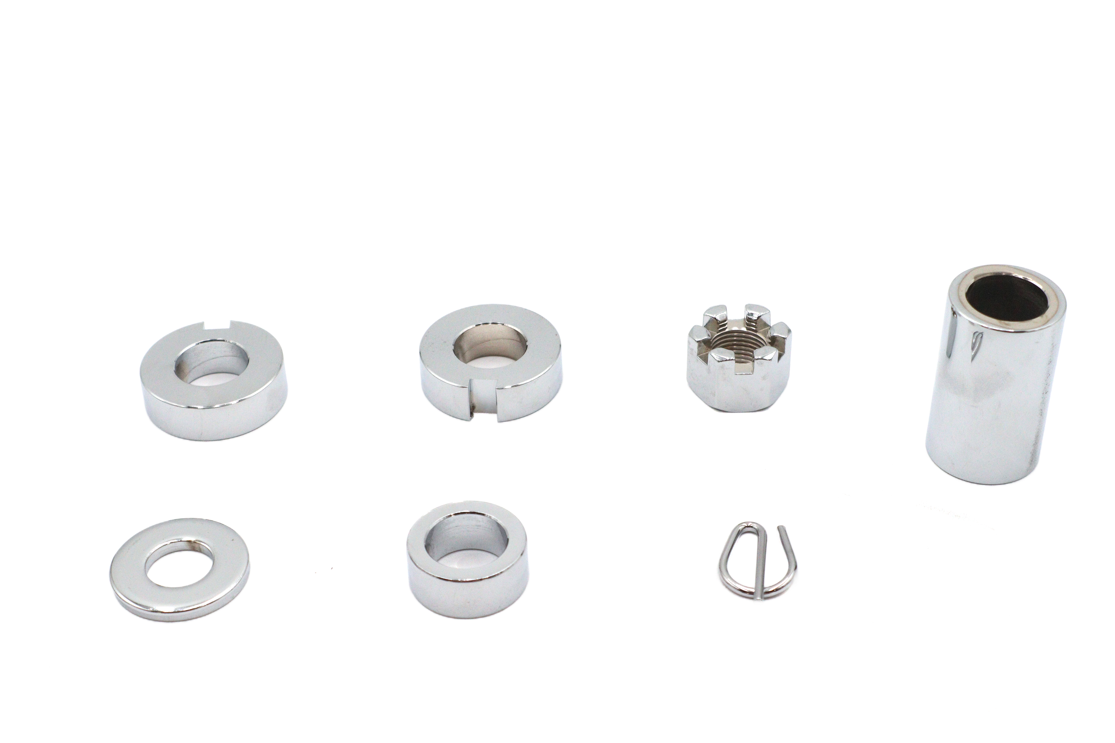 Rear Axle Spacer Kit Chrome