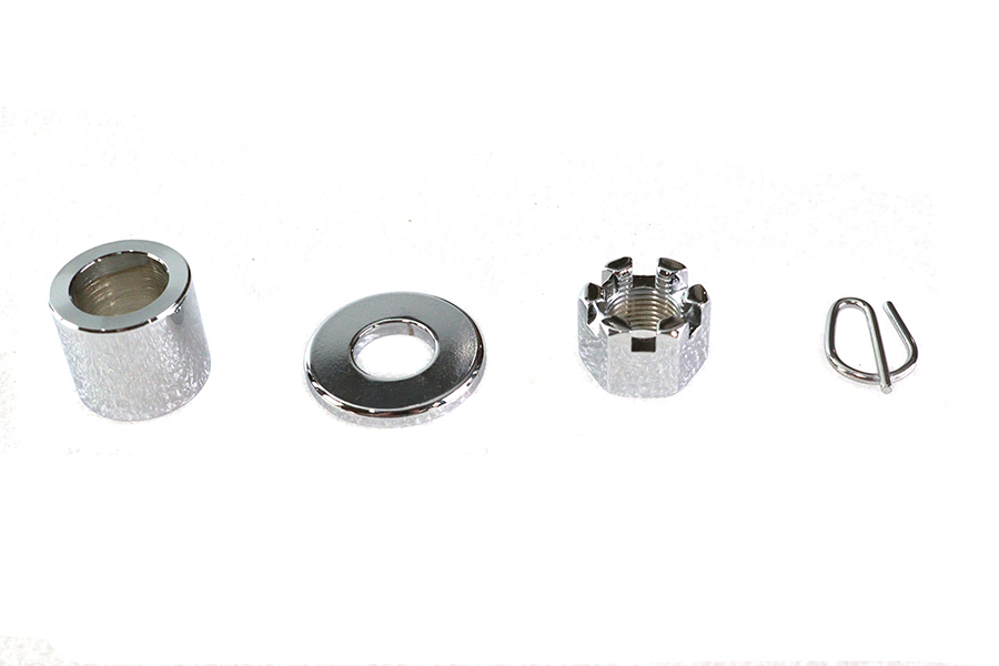 Front Axle Spacer Kit Chrome