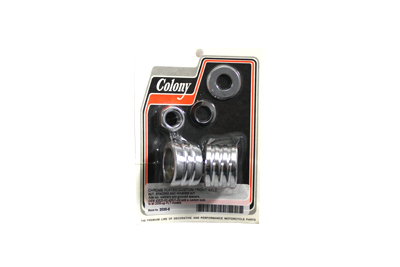 Chrome Groove Style Front Axle Spacer Kit