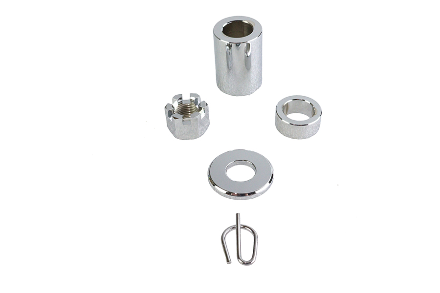 Rear Axle Spacer Kit Chrome