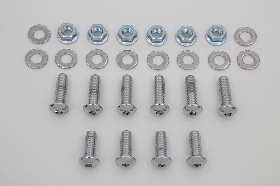 Rear Fender Strut Bolt Kit Chrome